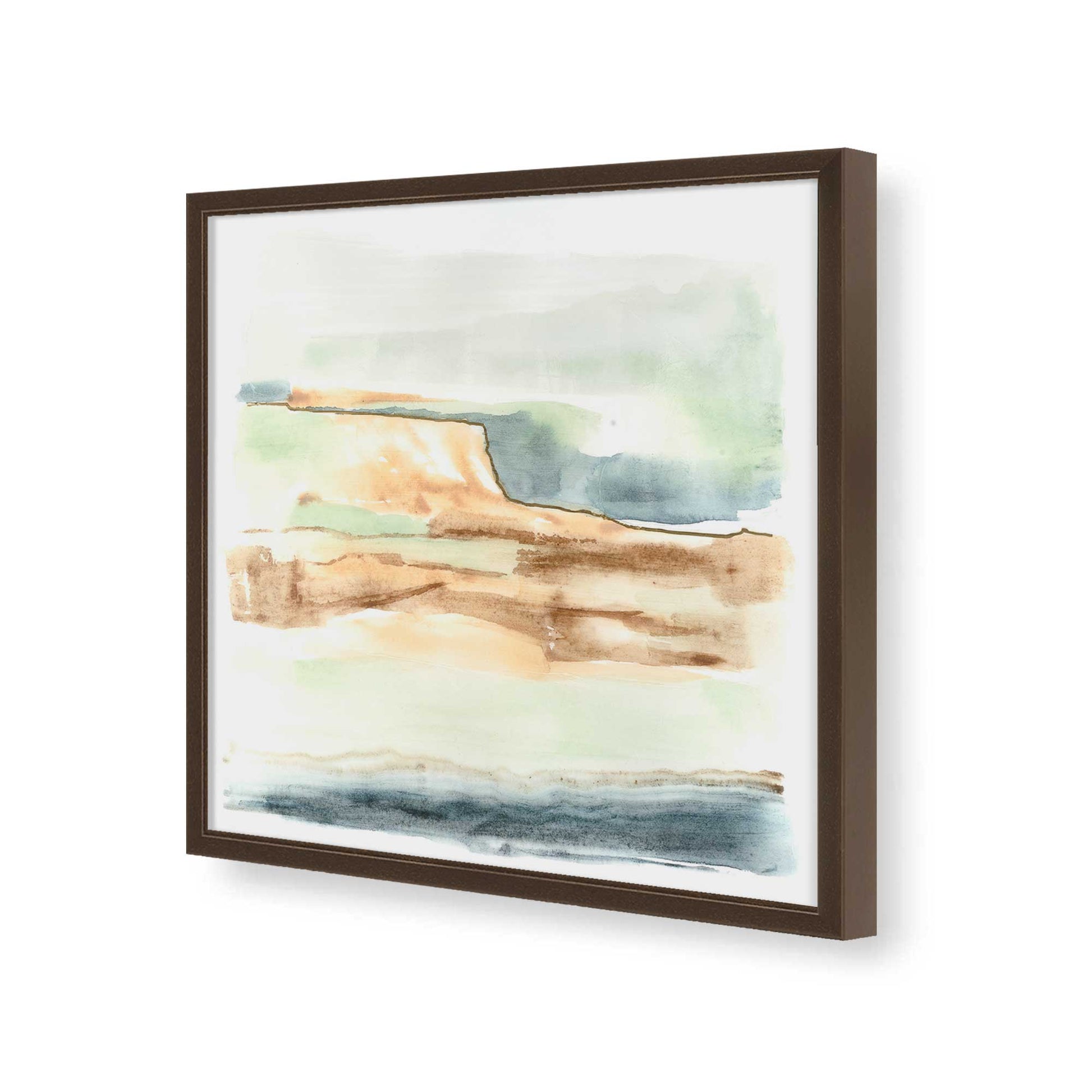 [Color:Espresso], Picture of art in a Espresso frame of the corner