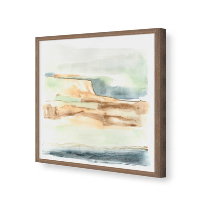 [Color:Walnut], Picture of art in a Walnut frame of the corner