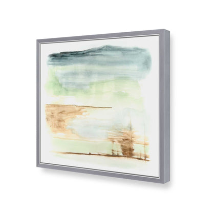 [Color:Polished Chrome], Picture of art in a Polished Chrome frame of the corner