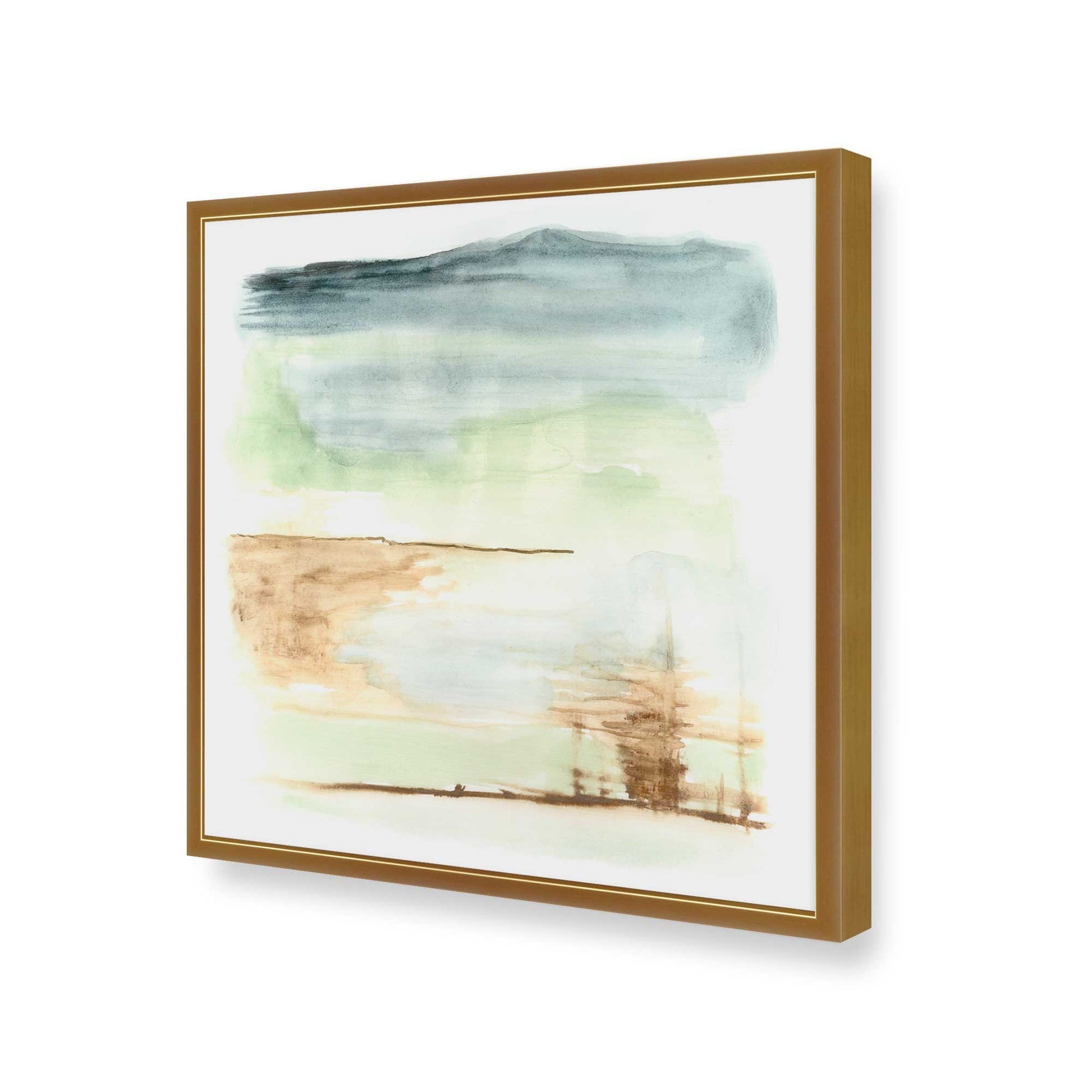 [Color:Polished Gold], Picture of art in a Polished Gold frame of the corner