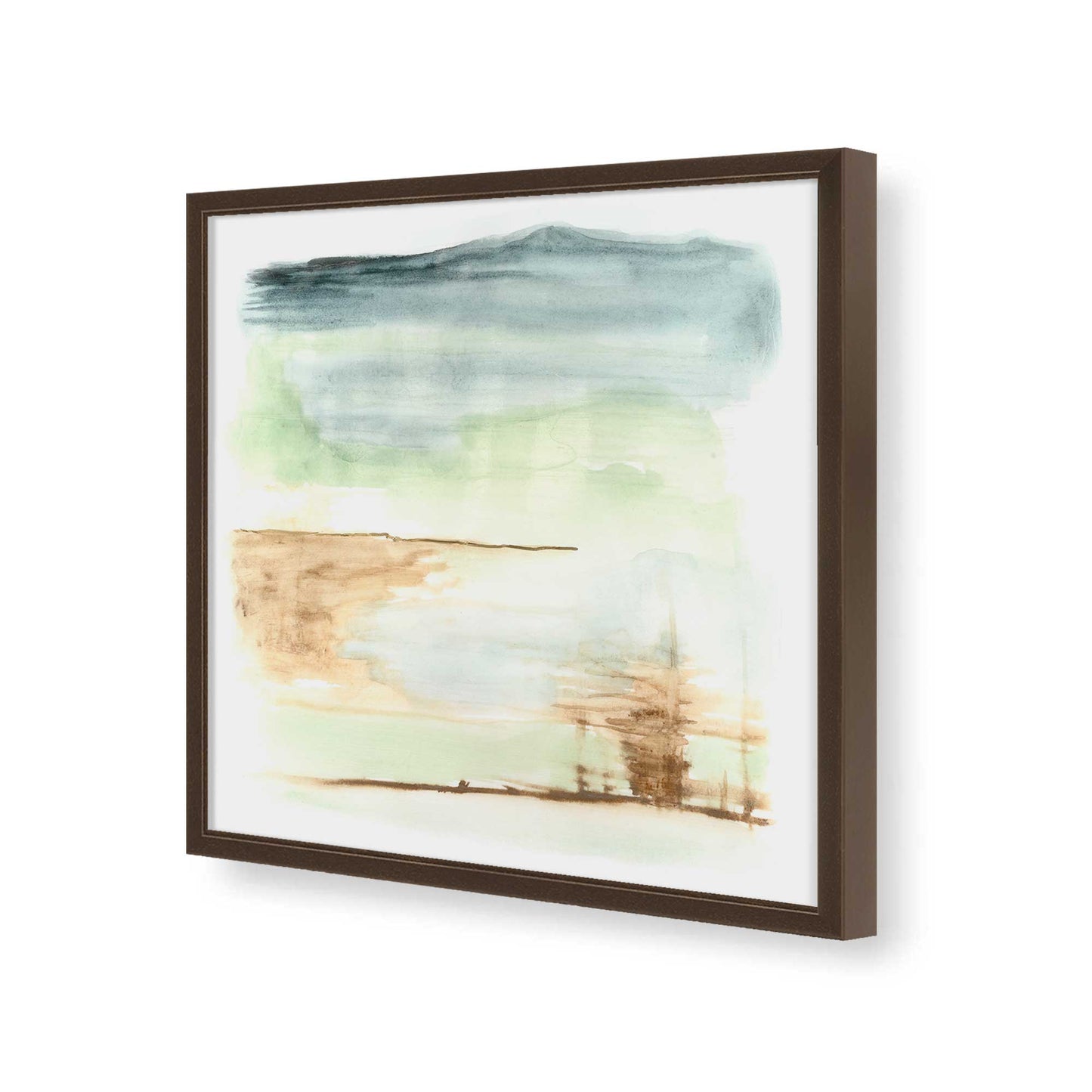 [Color:Espresso], Picture of art in a Espresso frame of the corner