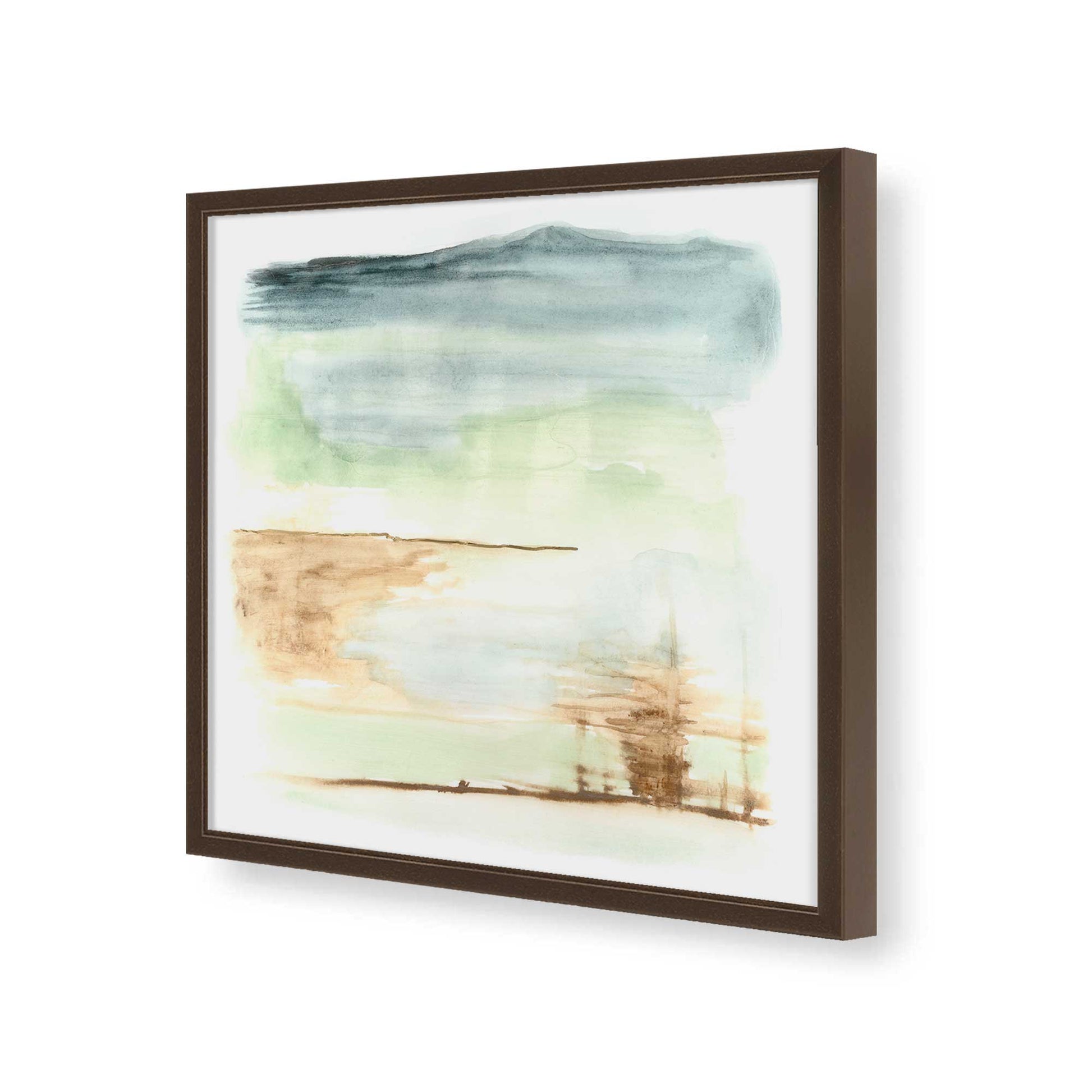 [Color:Espresso], Picture of art in a Espresso frame of the corner