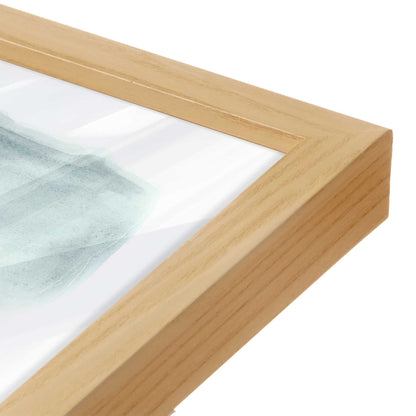 [Color:American Maple], Picture of art in a American Maple frame at an angle