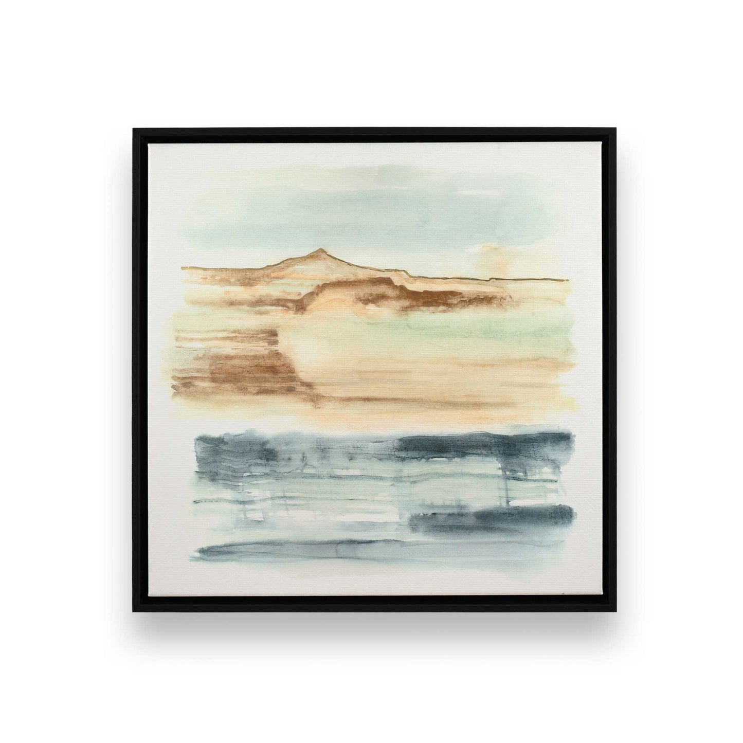 Sandy Sky Stripes, Set of 4 Canvas Prints