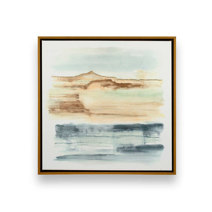 Sandy Sky Stripes, Set of 4 Canvas Prints