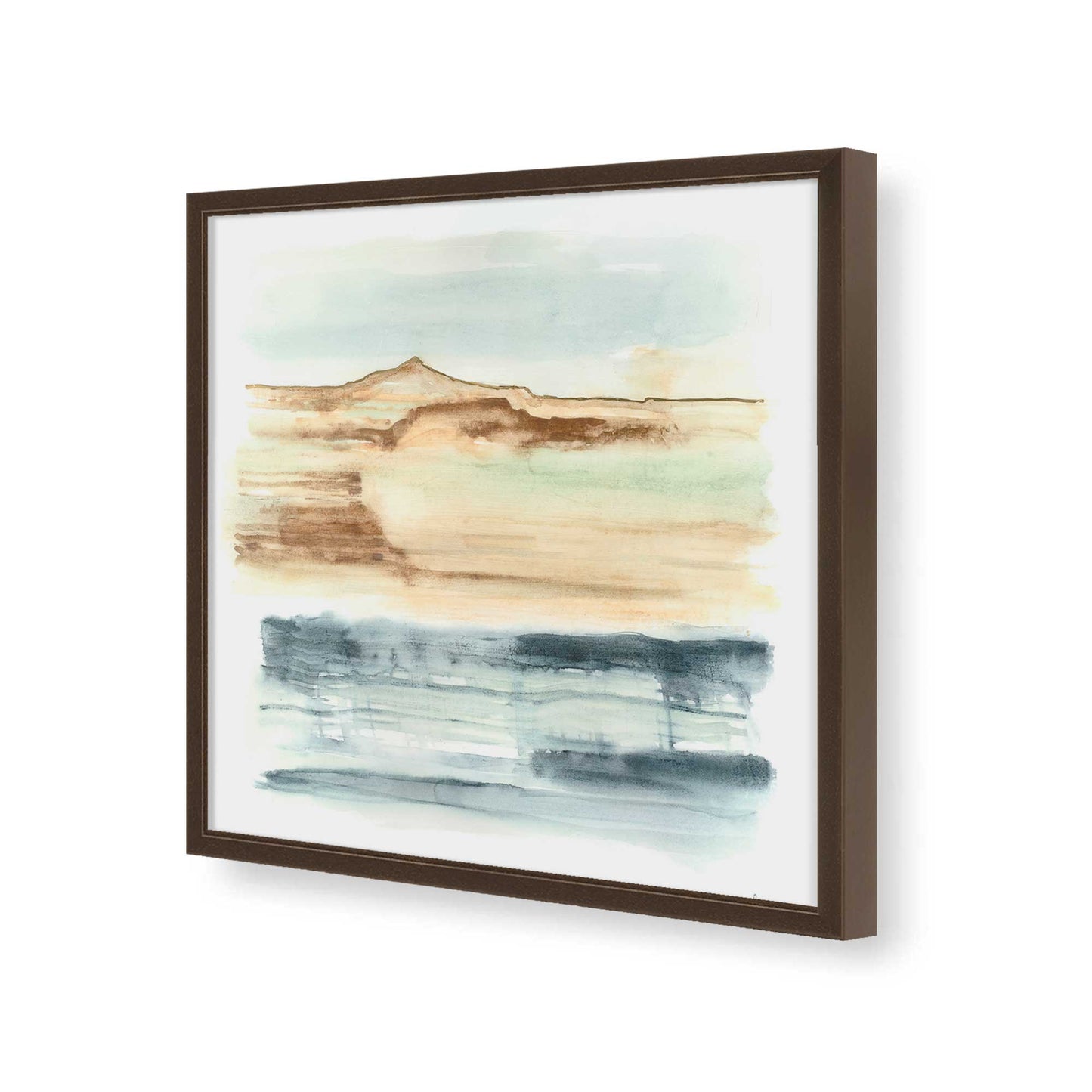 [Color:Espresso], Picture of art in a Espresso frame of the corner