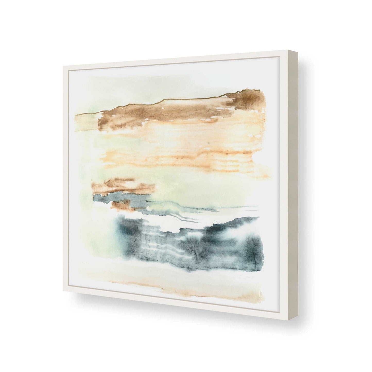 [Color:Opaque White], Picture of art in a Opaque White frame of the corner