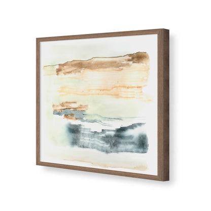 [Color:Walnut], Picture of art in a Walnut frame of the corner