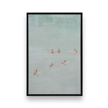 [Color:Satin Black], Picture of art in a Satin Black frame