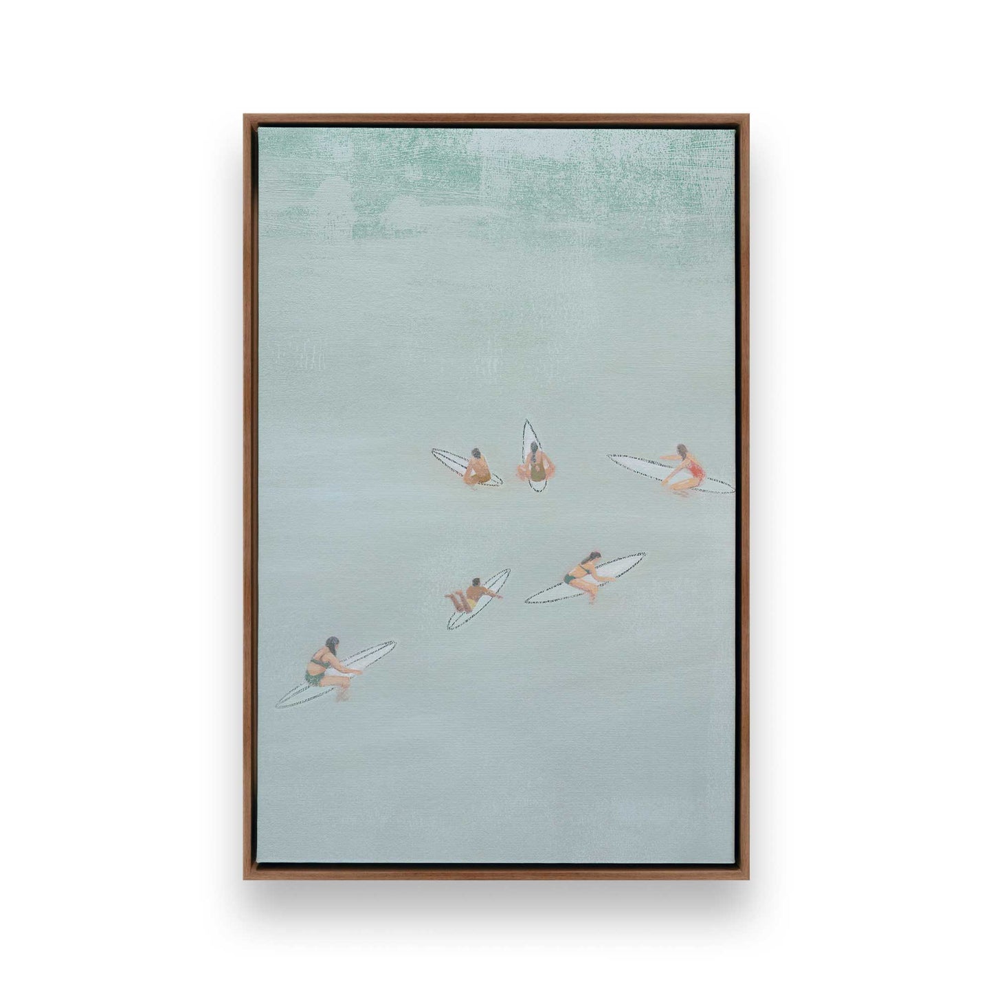[Color:Walnut], Picture of art in a Walnut frame