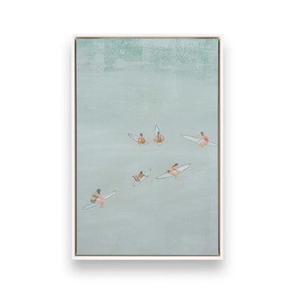 [Color:Opaque White], Picture of art in a White frame