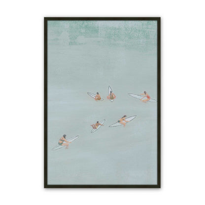 [Color:Satin Black], Picture of art in a Satin Black frame