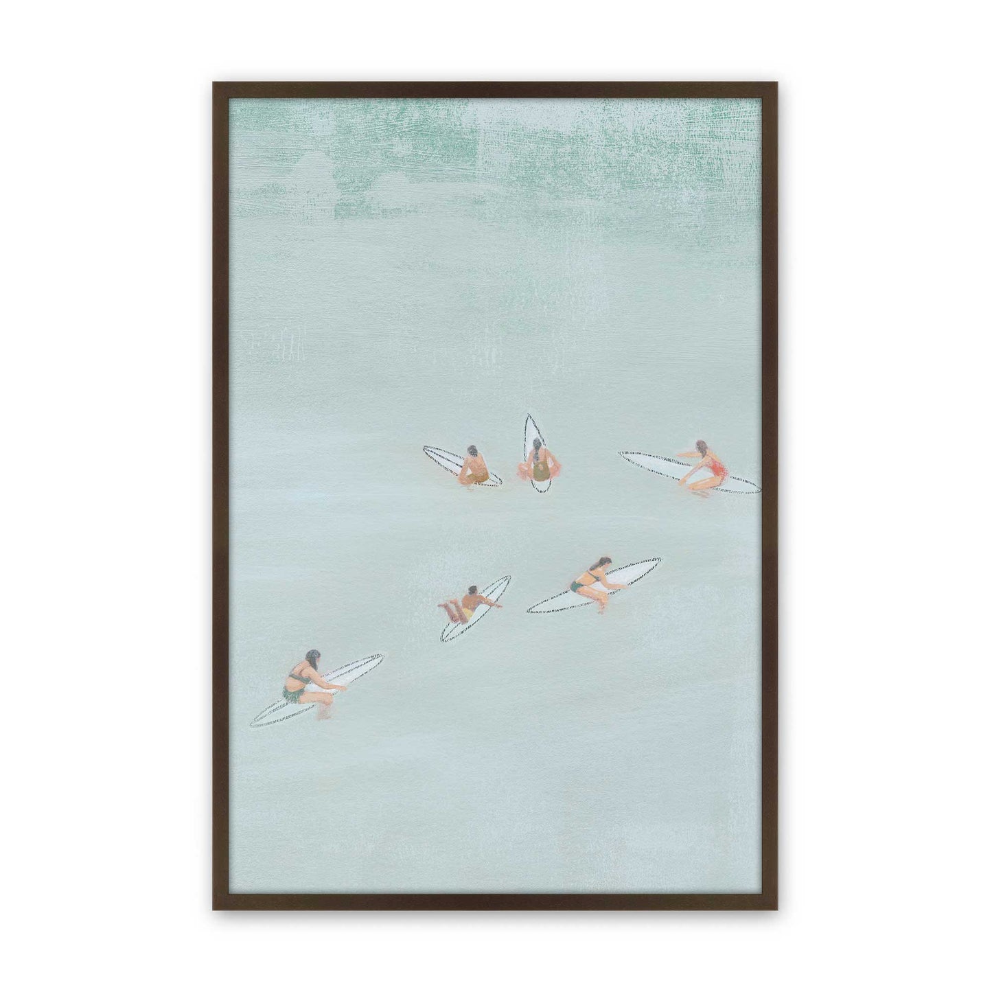 [Color:Brown], Picture of art in a Brown frame