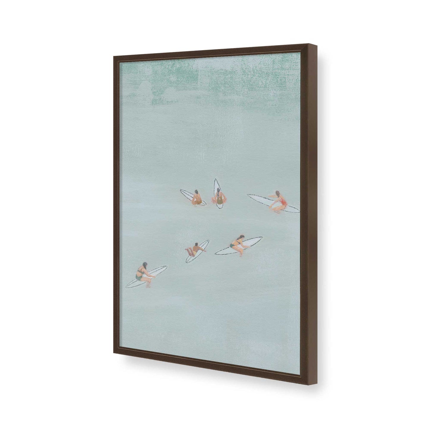 [Color:Belvinder Brown], Picture of art in a Belvinder Brown frame of the corner