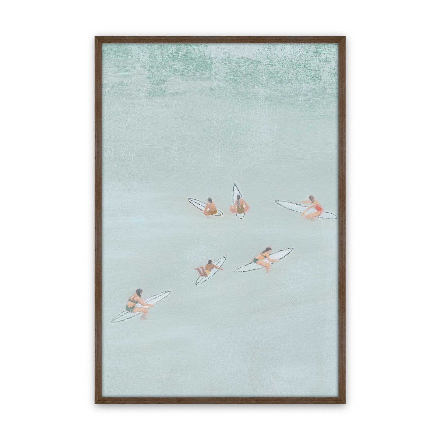 [Color:Walnut], Picture of art in a Walnut frame
