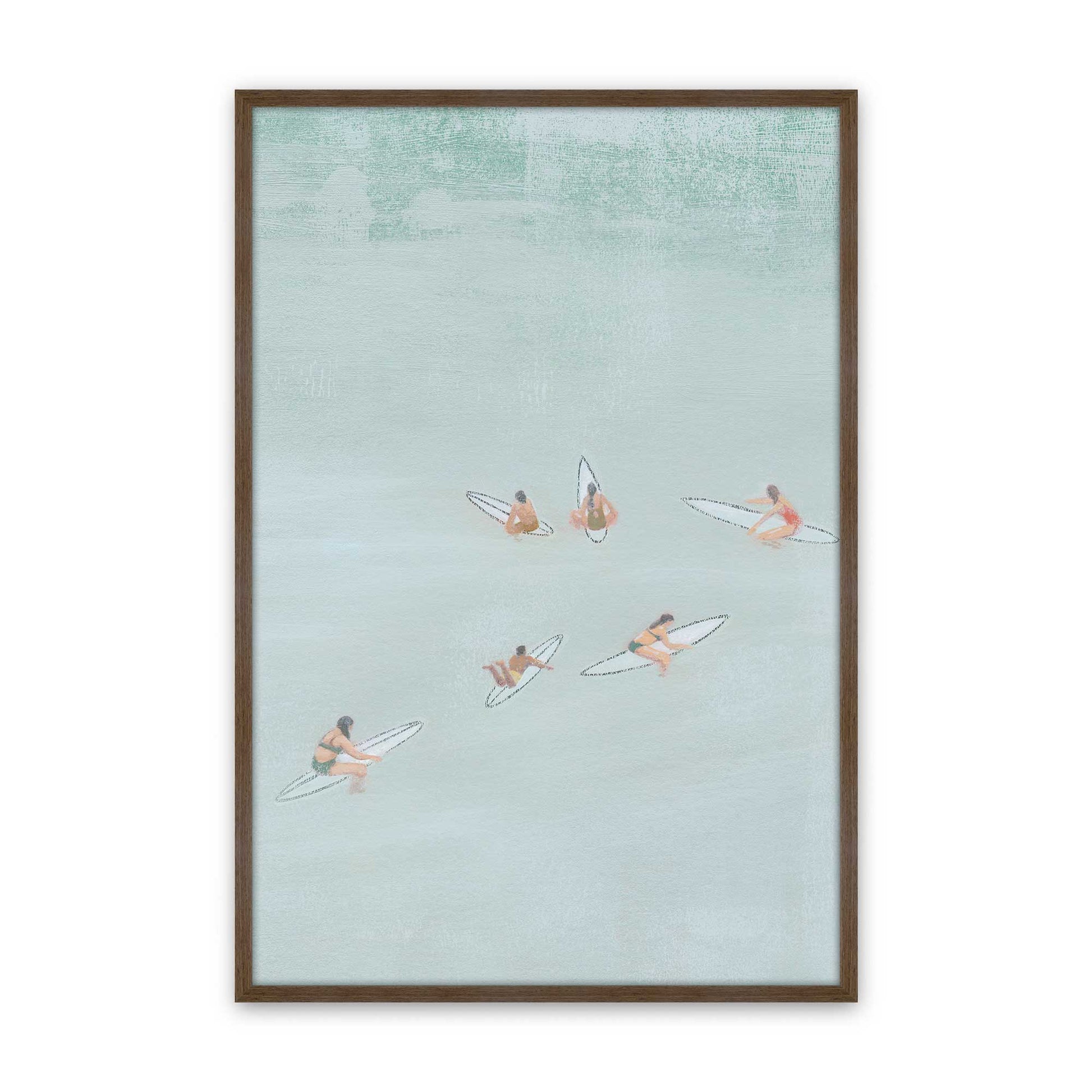 [Color:Walnut], Picture of art in a Walnut frame