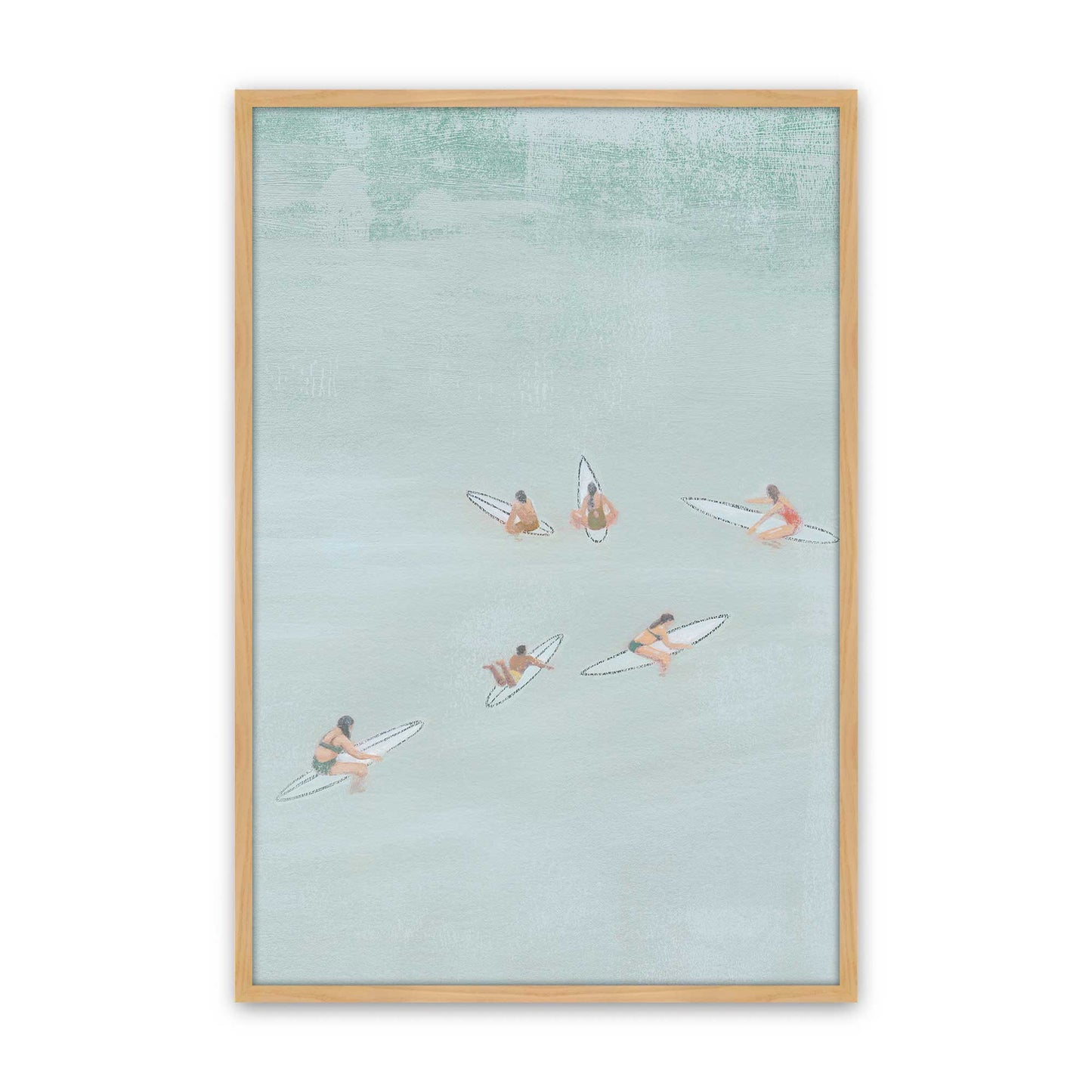 [Color:American Maple], Picture of art in a American Maple frame