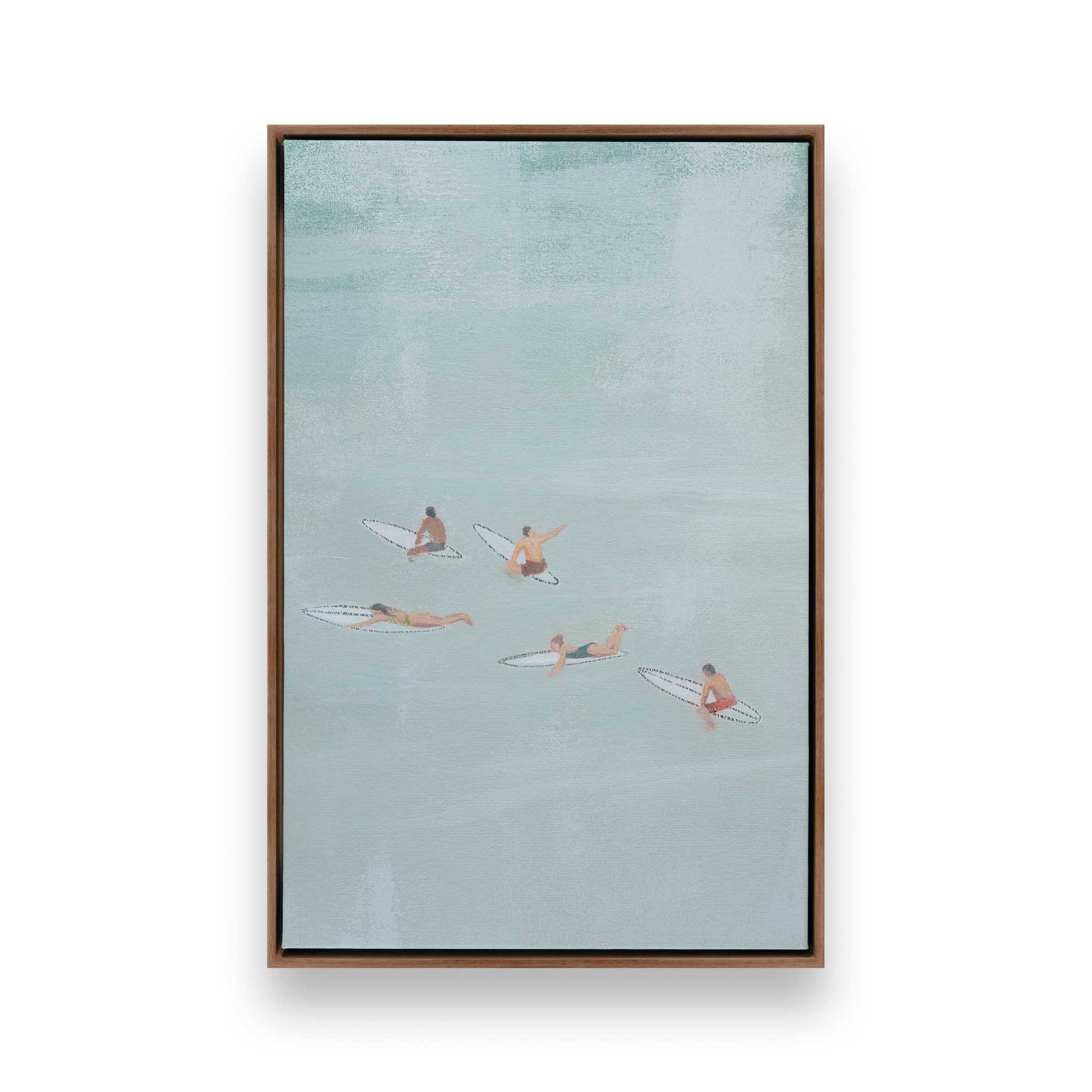 [Color:Walnut], Picture of art in a Walnut frame