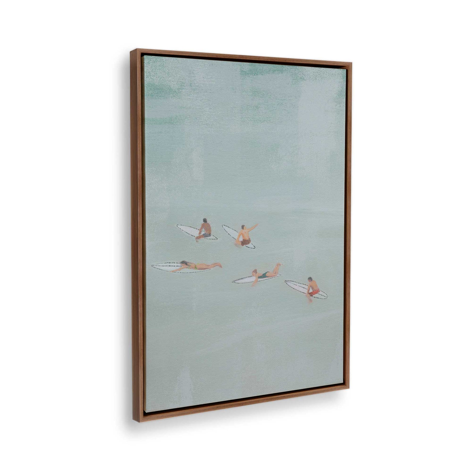 [Color:Walnut], Picture of the corner of the art