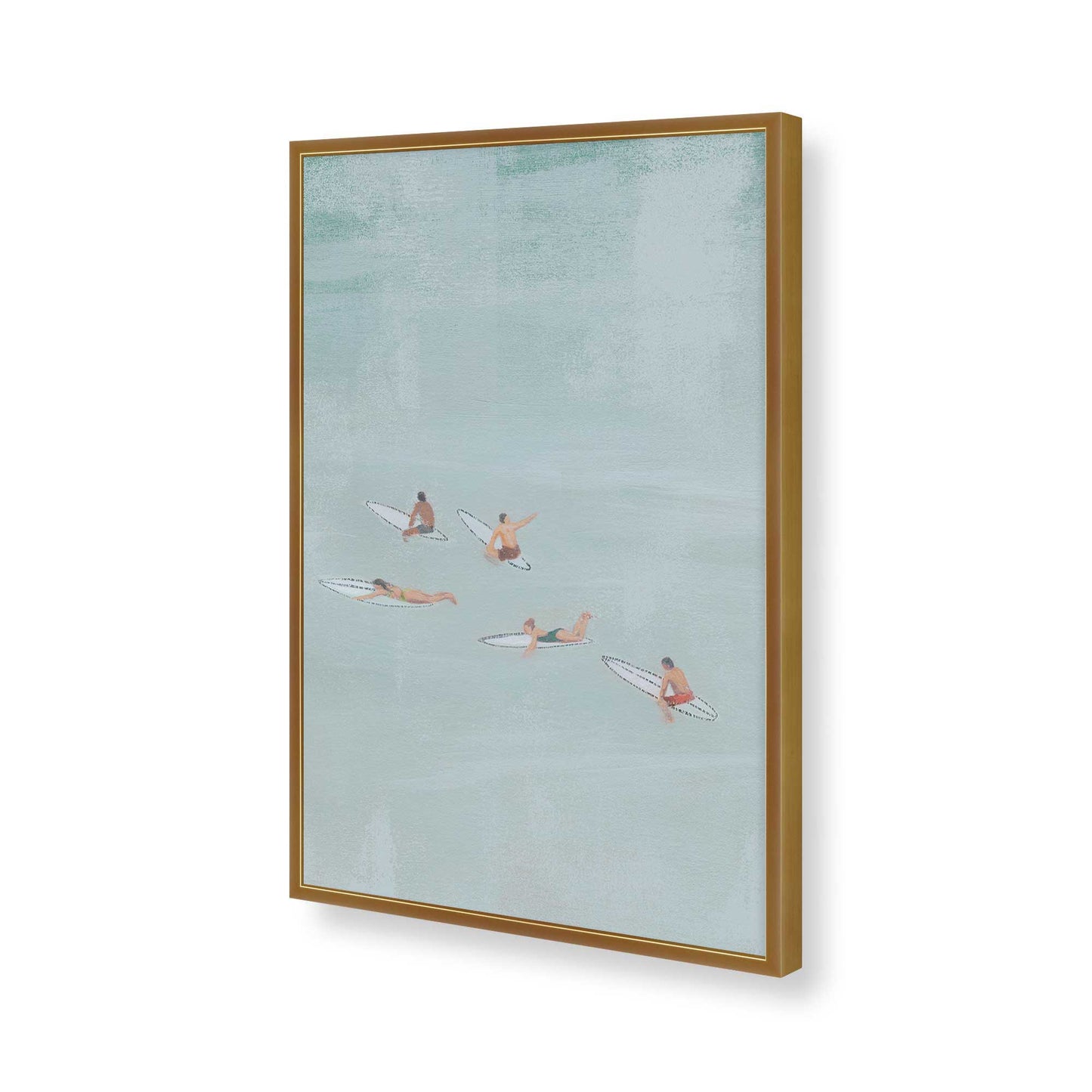 [Color:Polished Gold], Picture of art in a Polished Gold frame of the corner