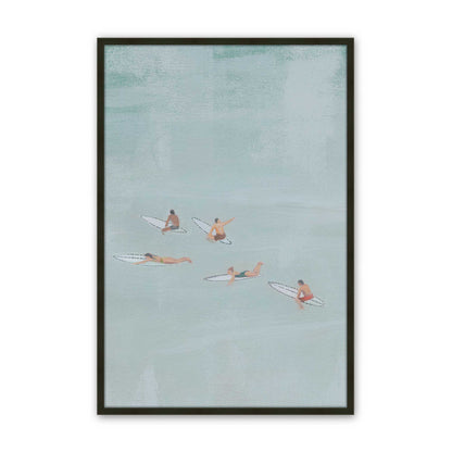 [Color:Satin Black], Picture of art in a Satin Black frame