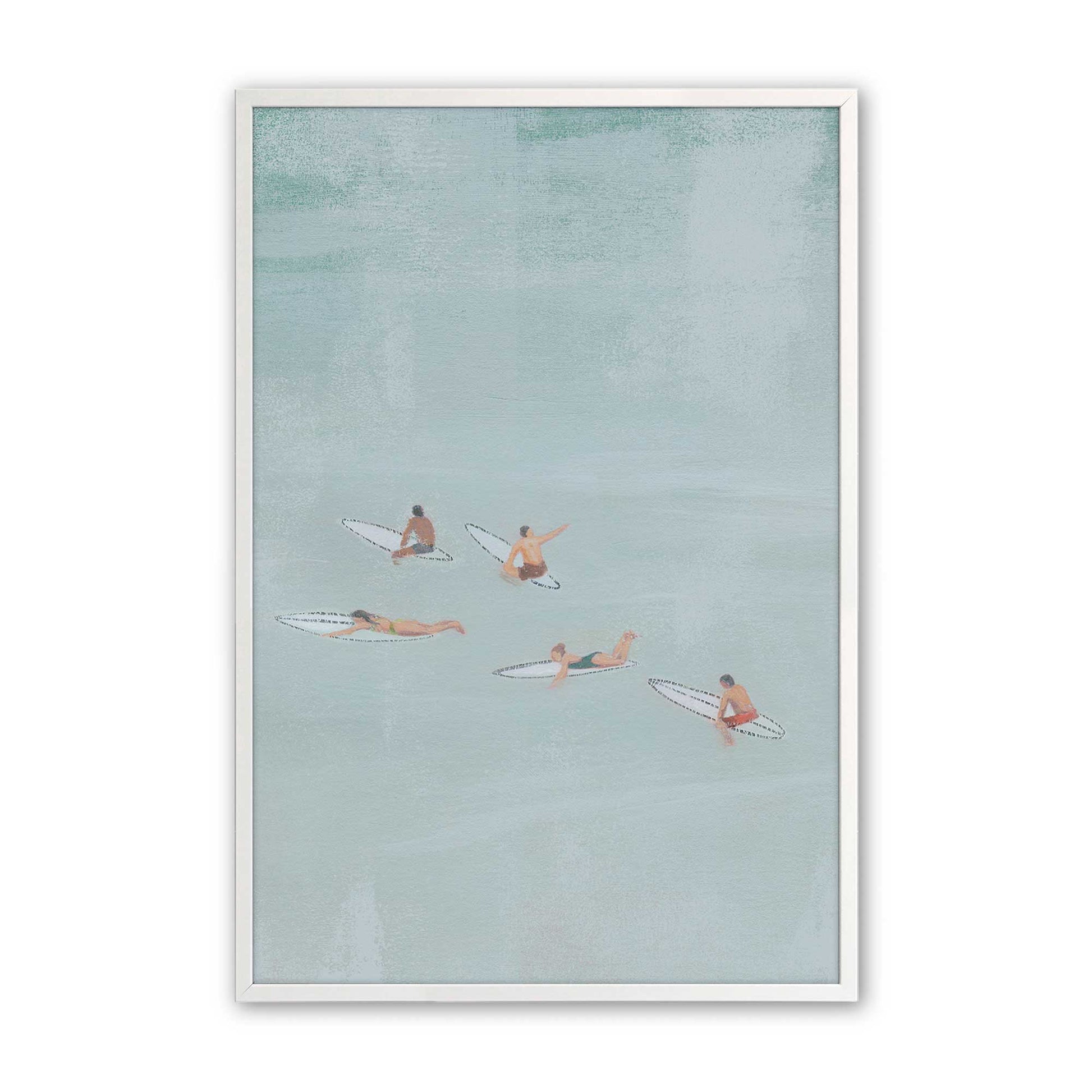 [Color:Opaque White], Picture of art in a Opaque White frame