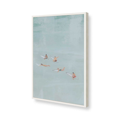 [Color:Opaque White], Picture of art in a Opaque White frame of the corner