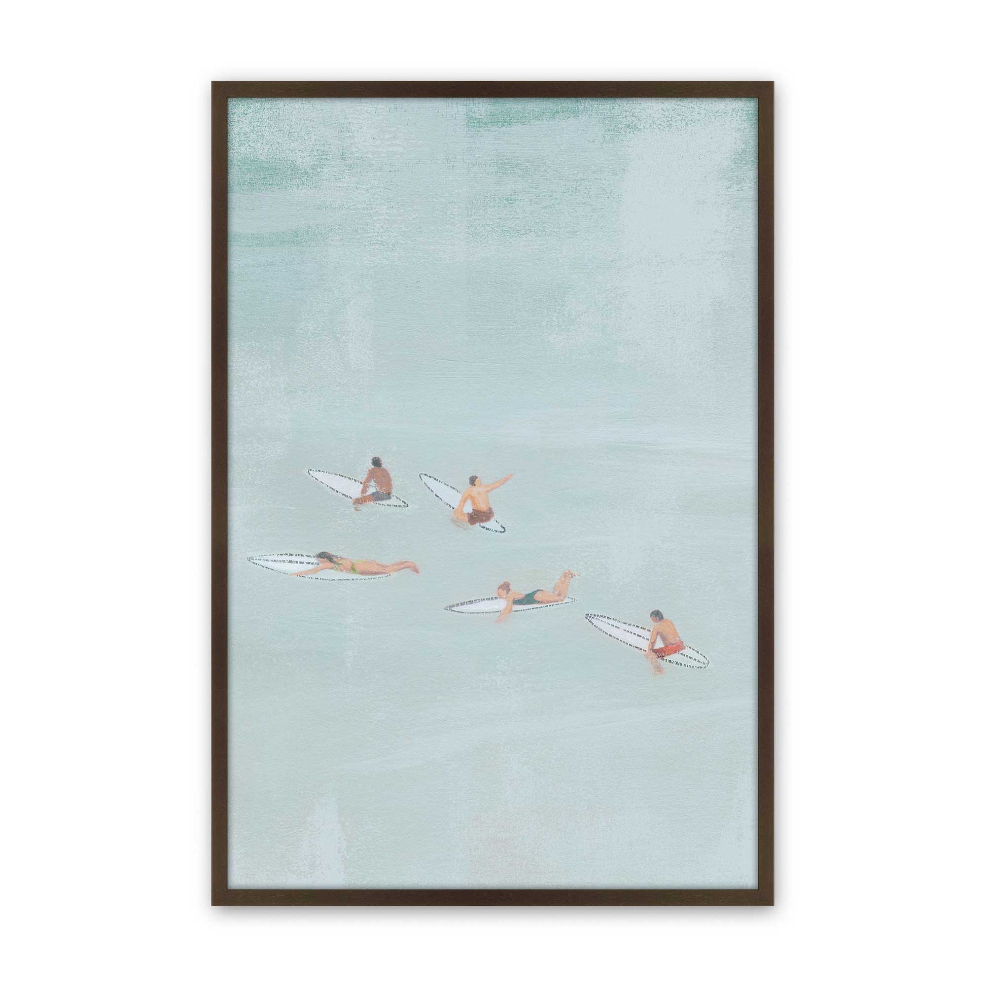 [Color:Brown], Picture of art in a Brown frame