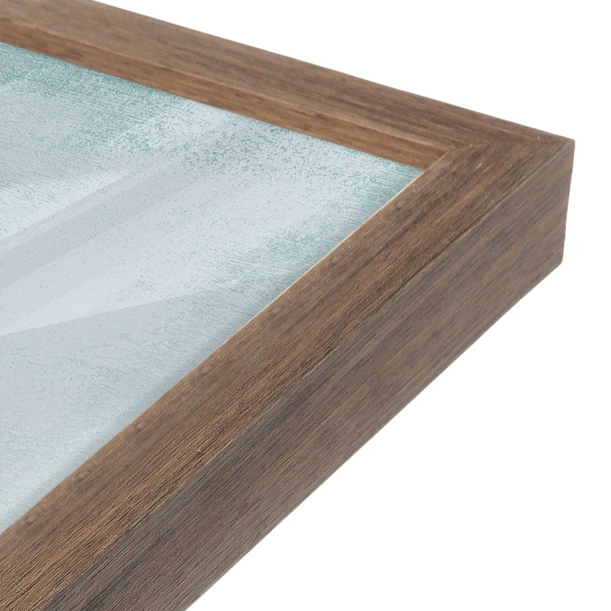 [Color:Walnut], Picture of art in a Walnut frame at an angle