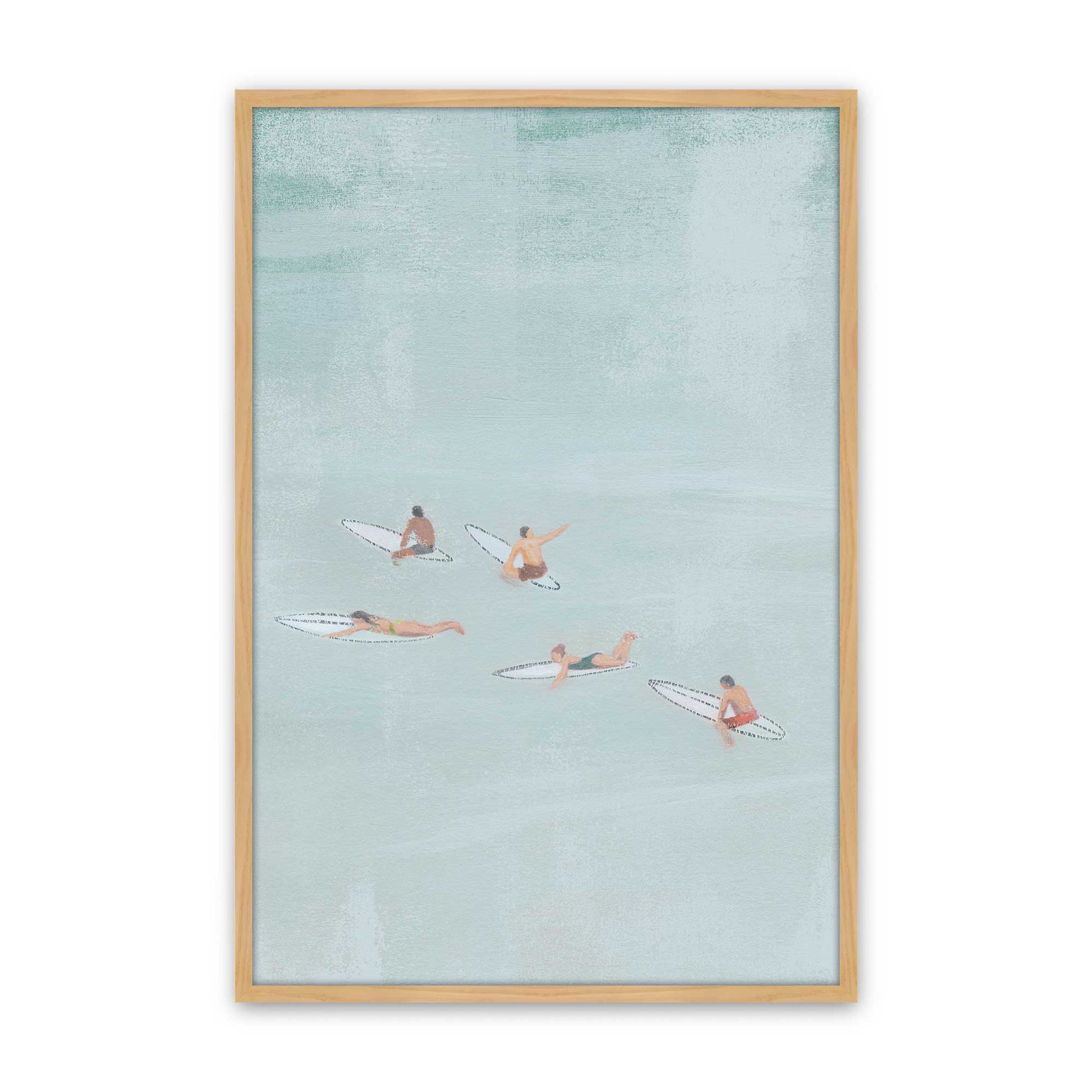 [Color:American Maple], Picture of art in a American Maple frame
