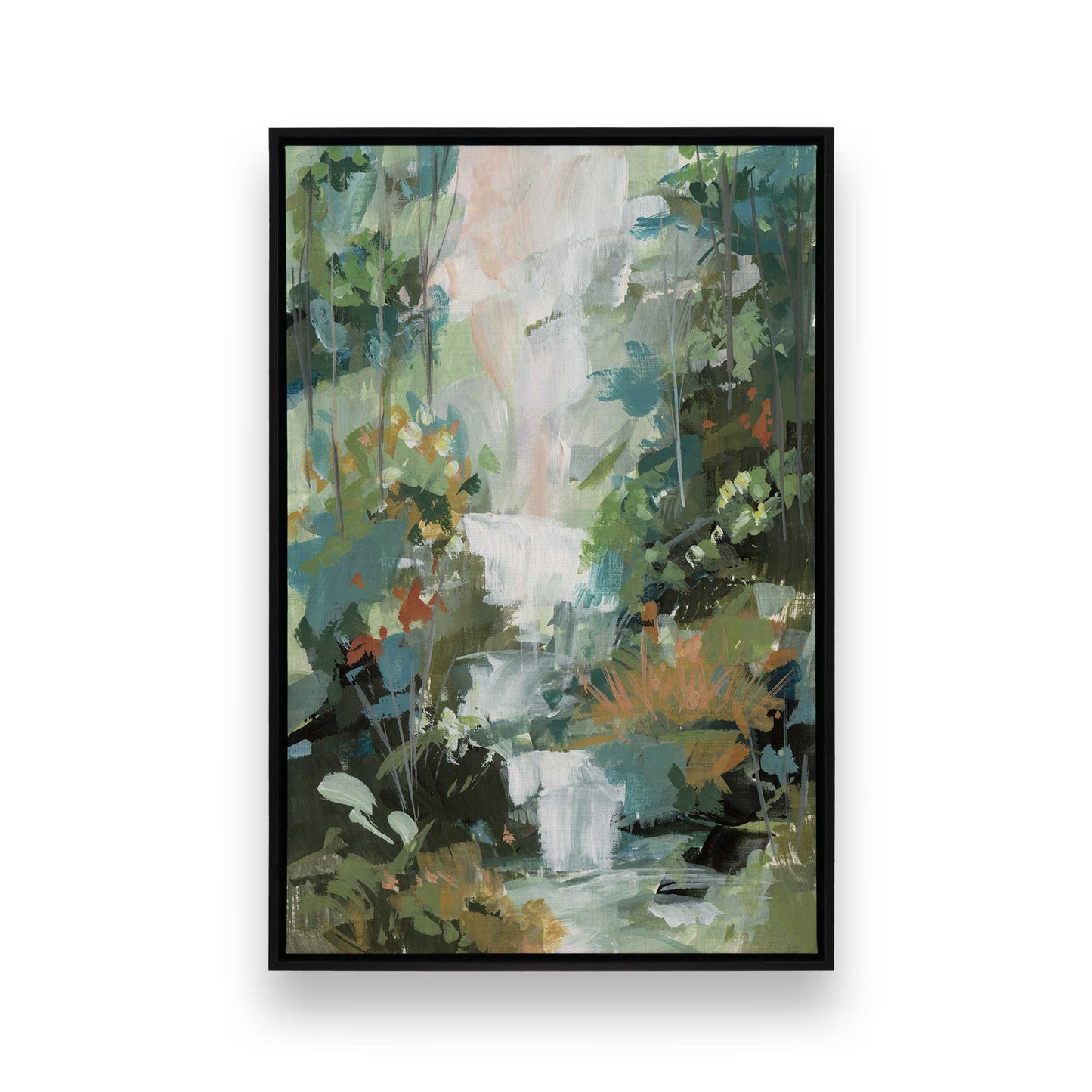 [Color:Satin Black], Picture of art in a Satin Black frame