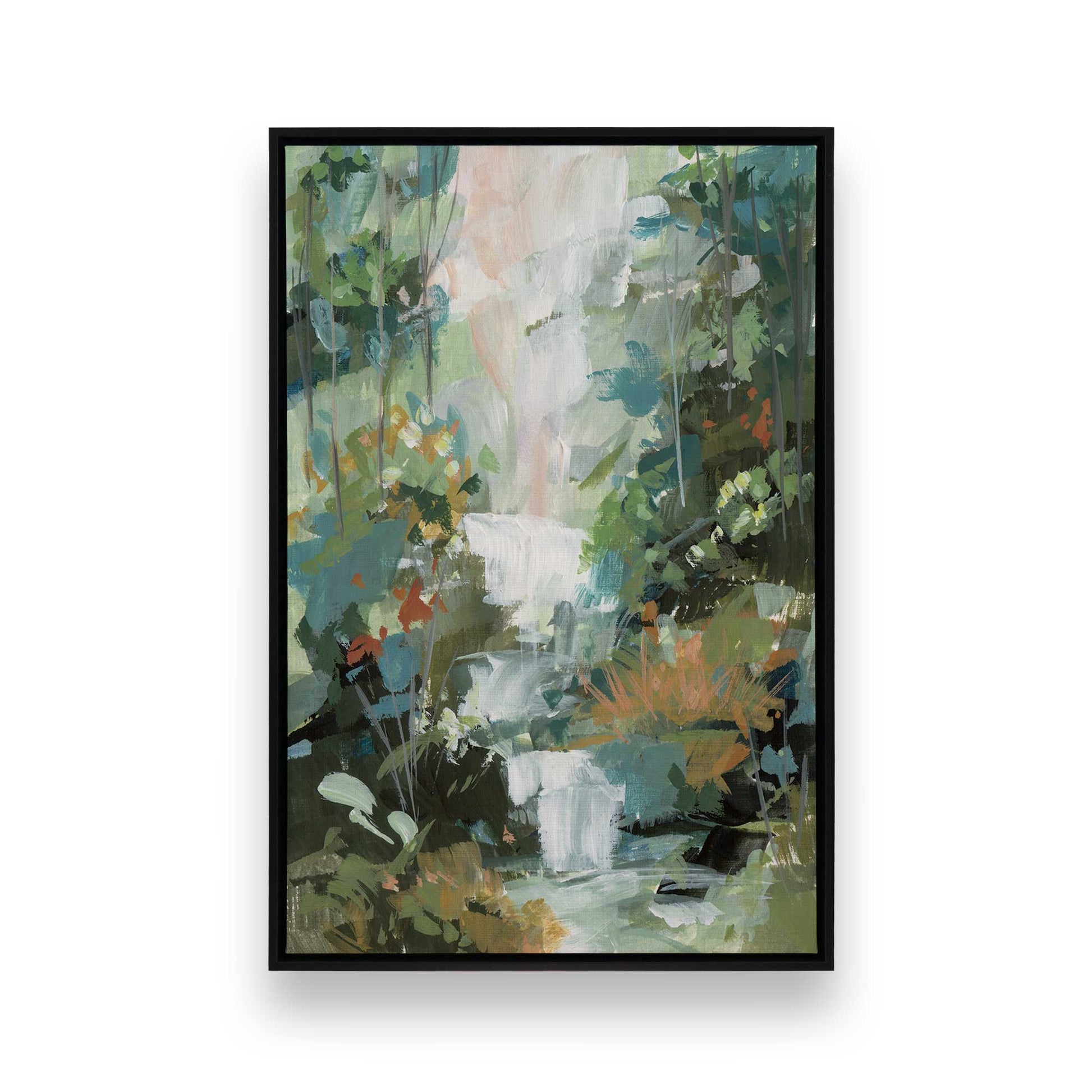 [Color:Satin Black], Picture of art in a Satin Black frame