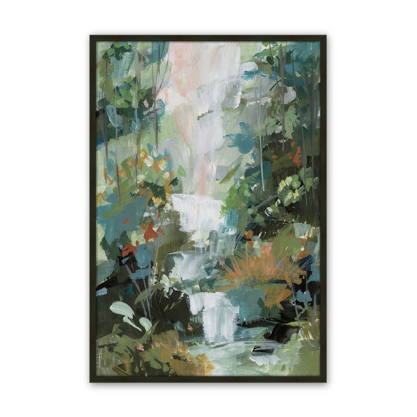 [Color:Satin Black], Picture of art in a Satin Black frame