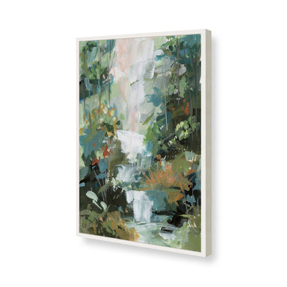 [Color:Opaque White], Picture of art in a Opaque White frame of the corner