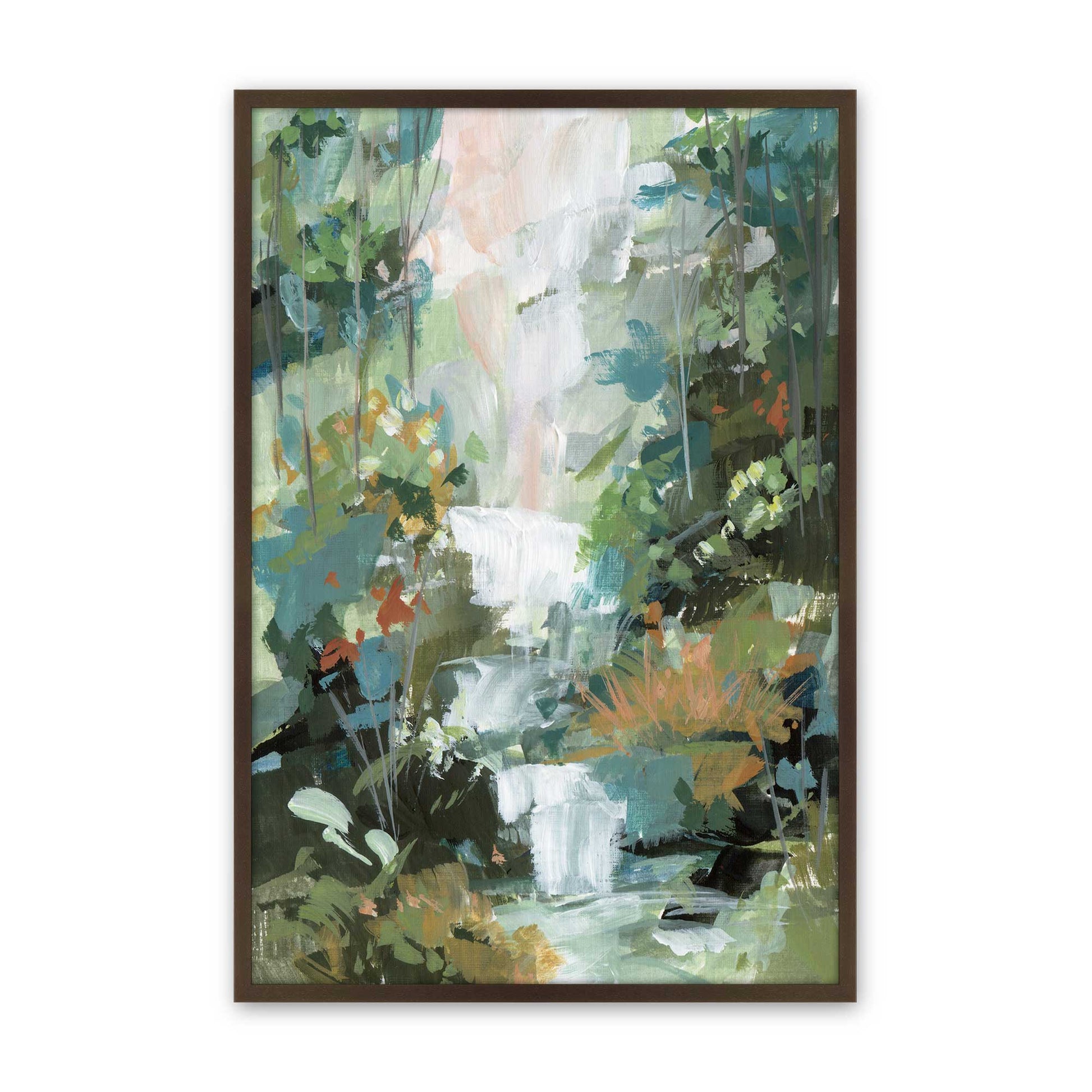 [Color:Brown], Picture of art in a Brown frame