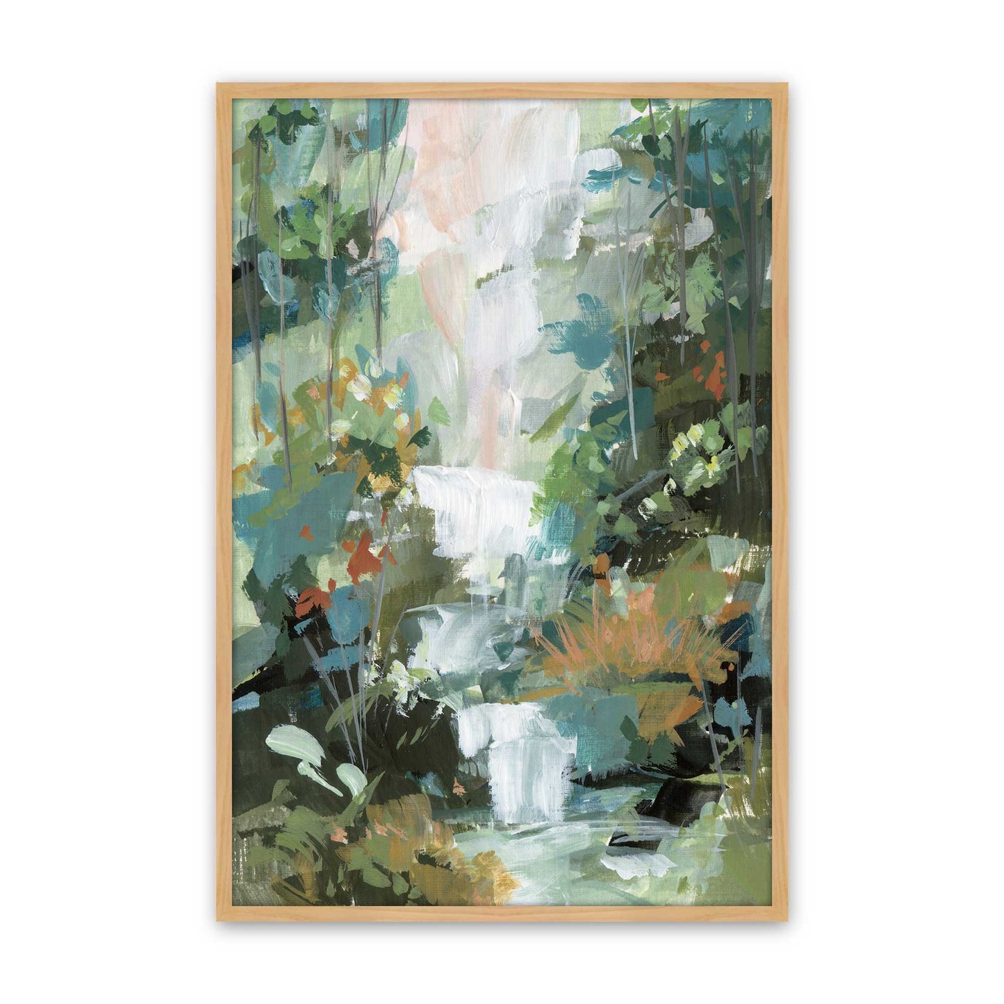 [Color:American Maple], Picture of art in a American Maple frame