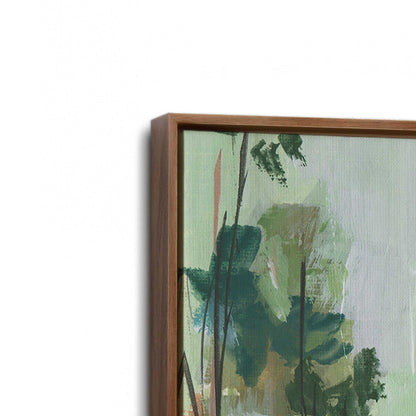[Color:Walnut], Picture of art in a Walnut frame at an angle