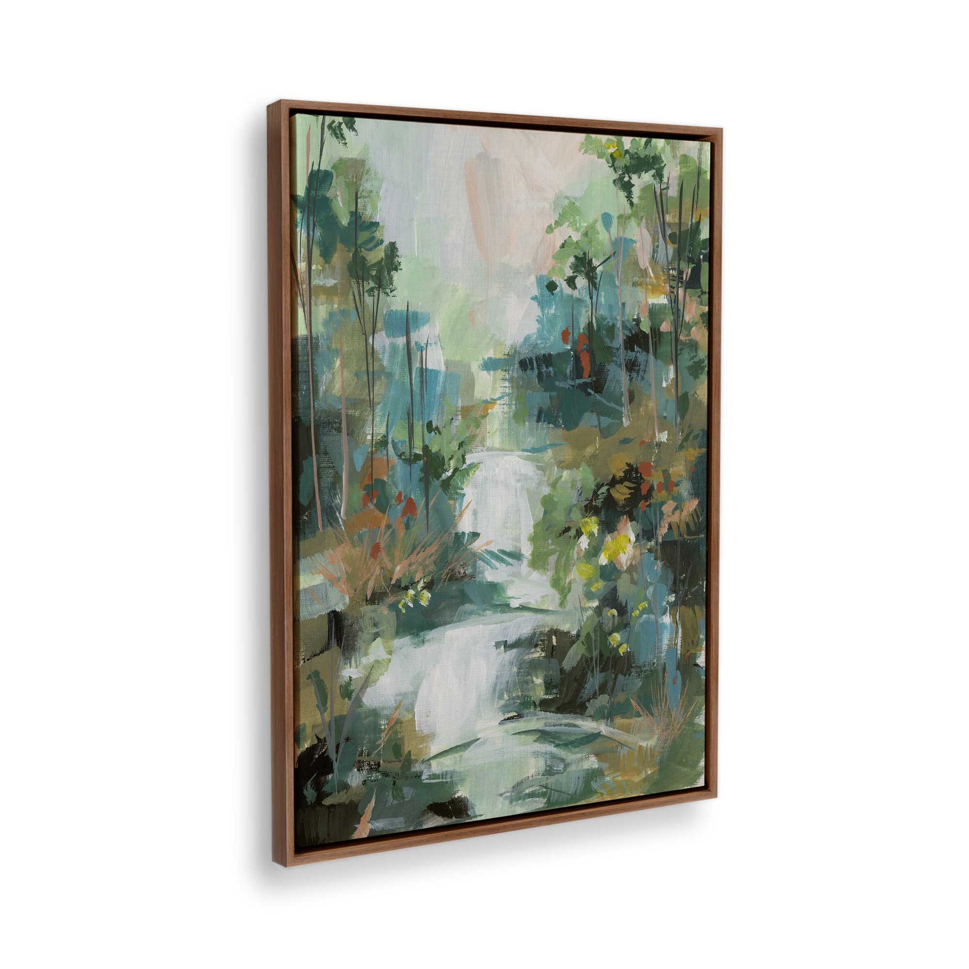 [Color:Walnut], Picture of the corner of the art