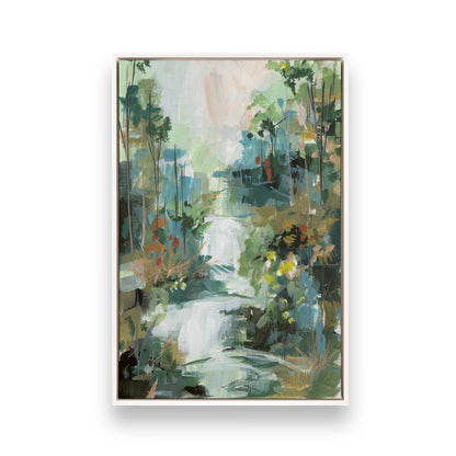 [Color:Opaque White], Picture of art in a White frame