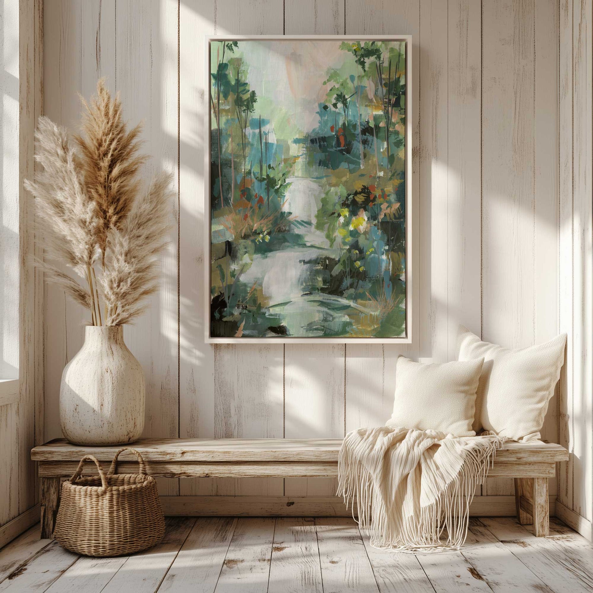 Picture of art in a room