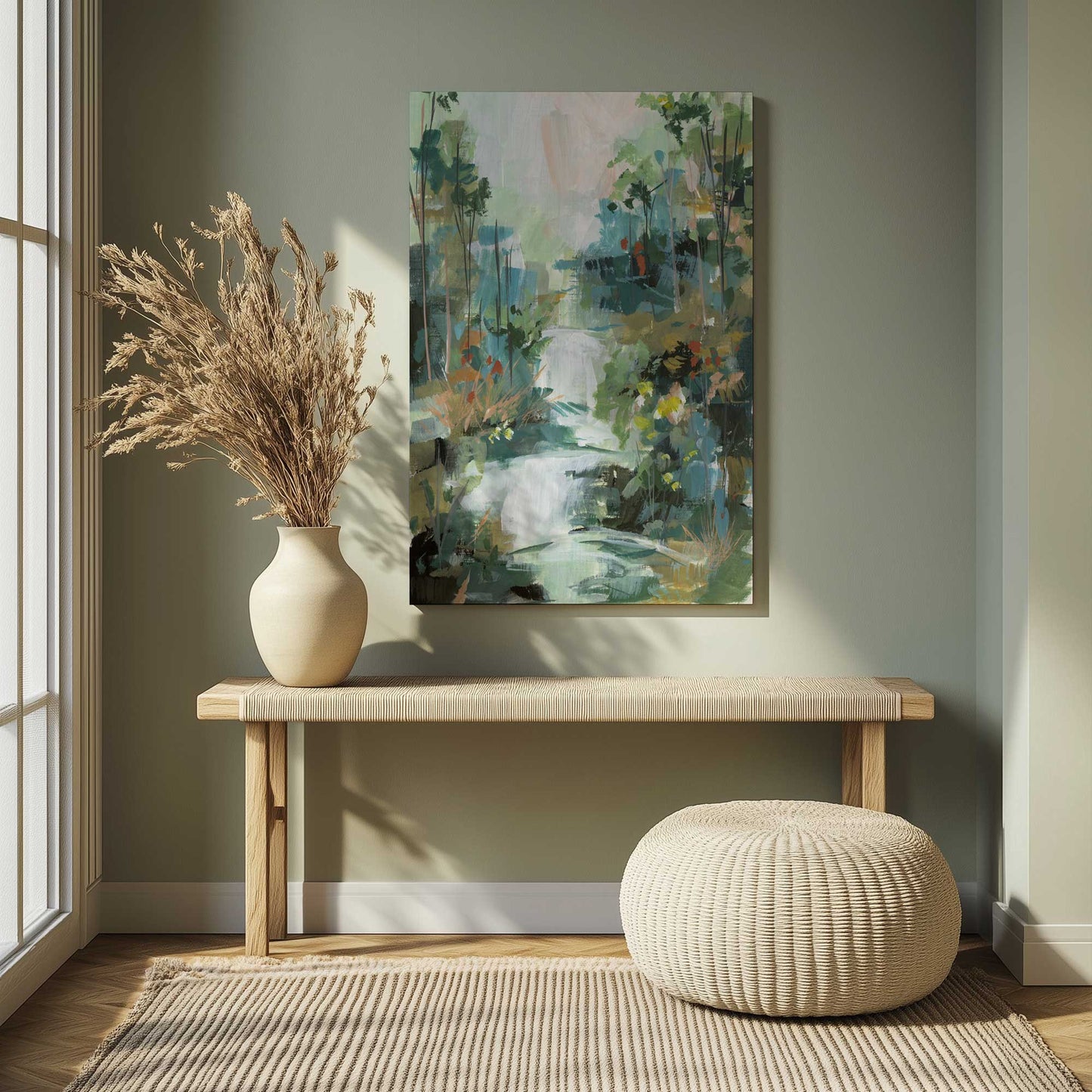 Picture of art in a room