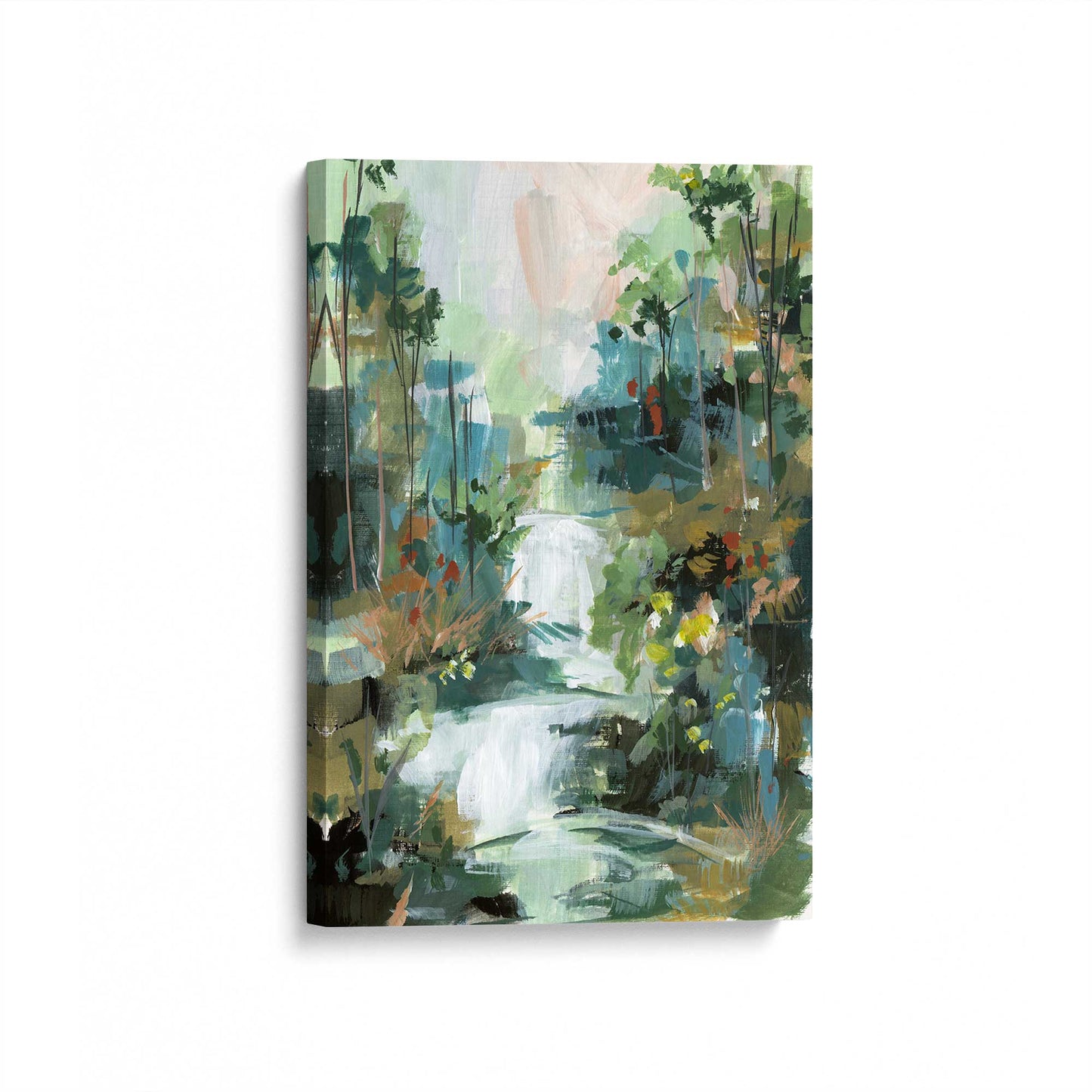[Color:Stretched Canvas], Picture of art at an angle