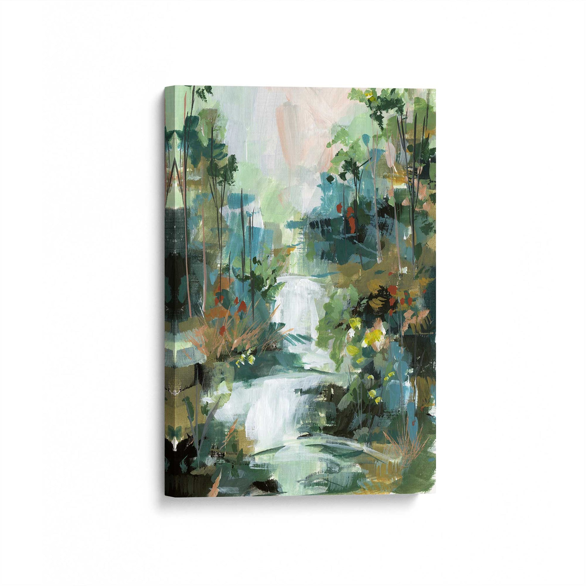 [Color:Stretched Canvas], Picture of art at an angle