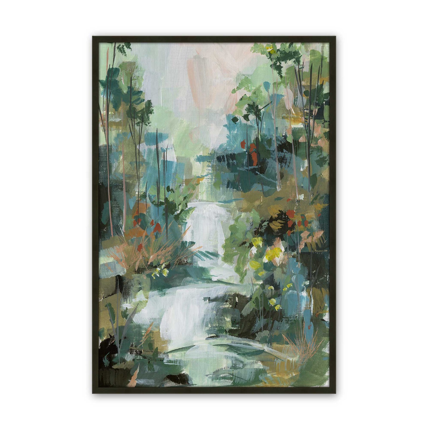 [Color:Satin Black], Picture of art in a Satin Black frame