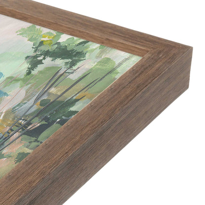 [Color:Walnut], Picture of art in a Walnut frame at an angle