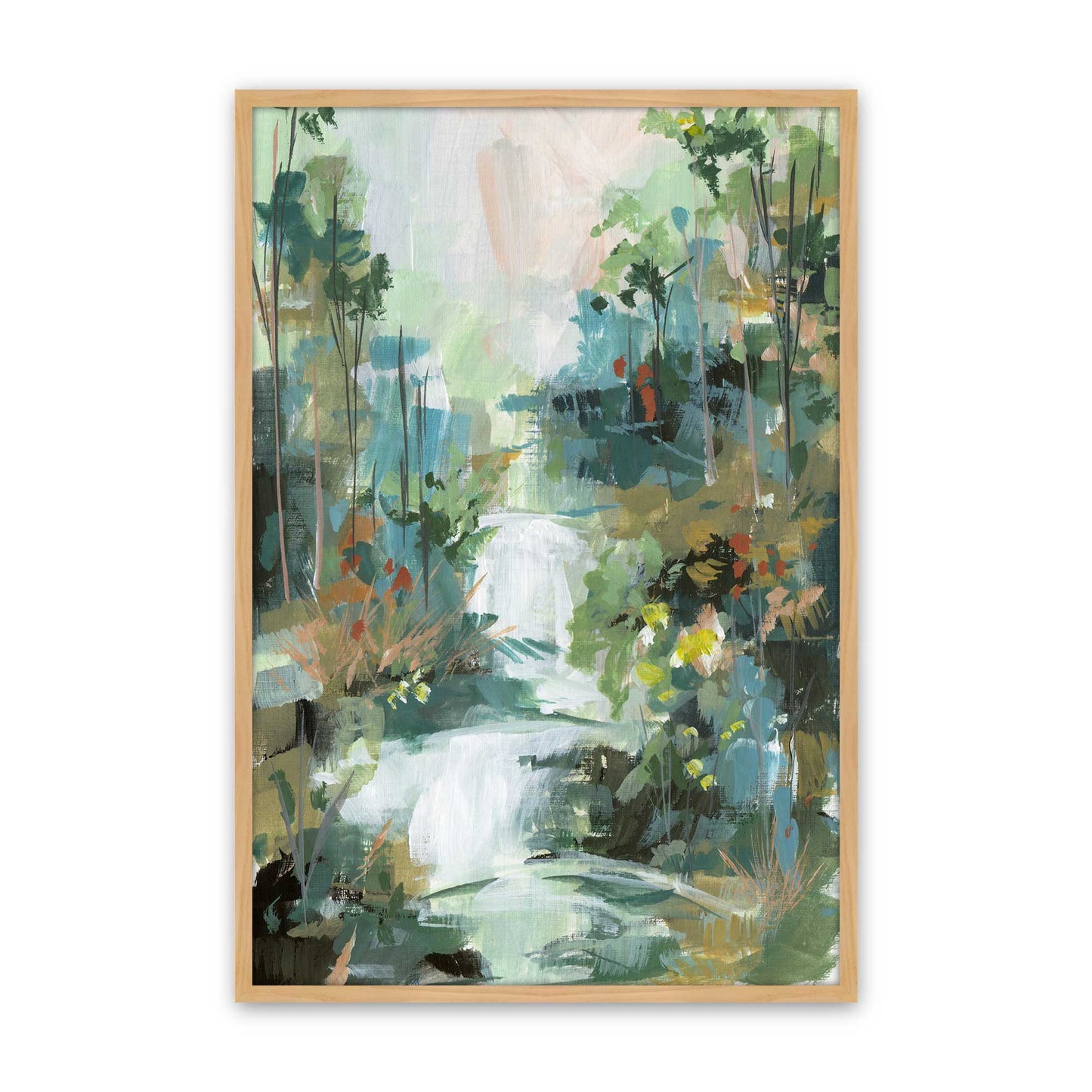 [Color:American Maple], Picture of art in a American Maple frame