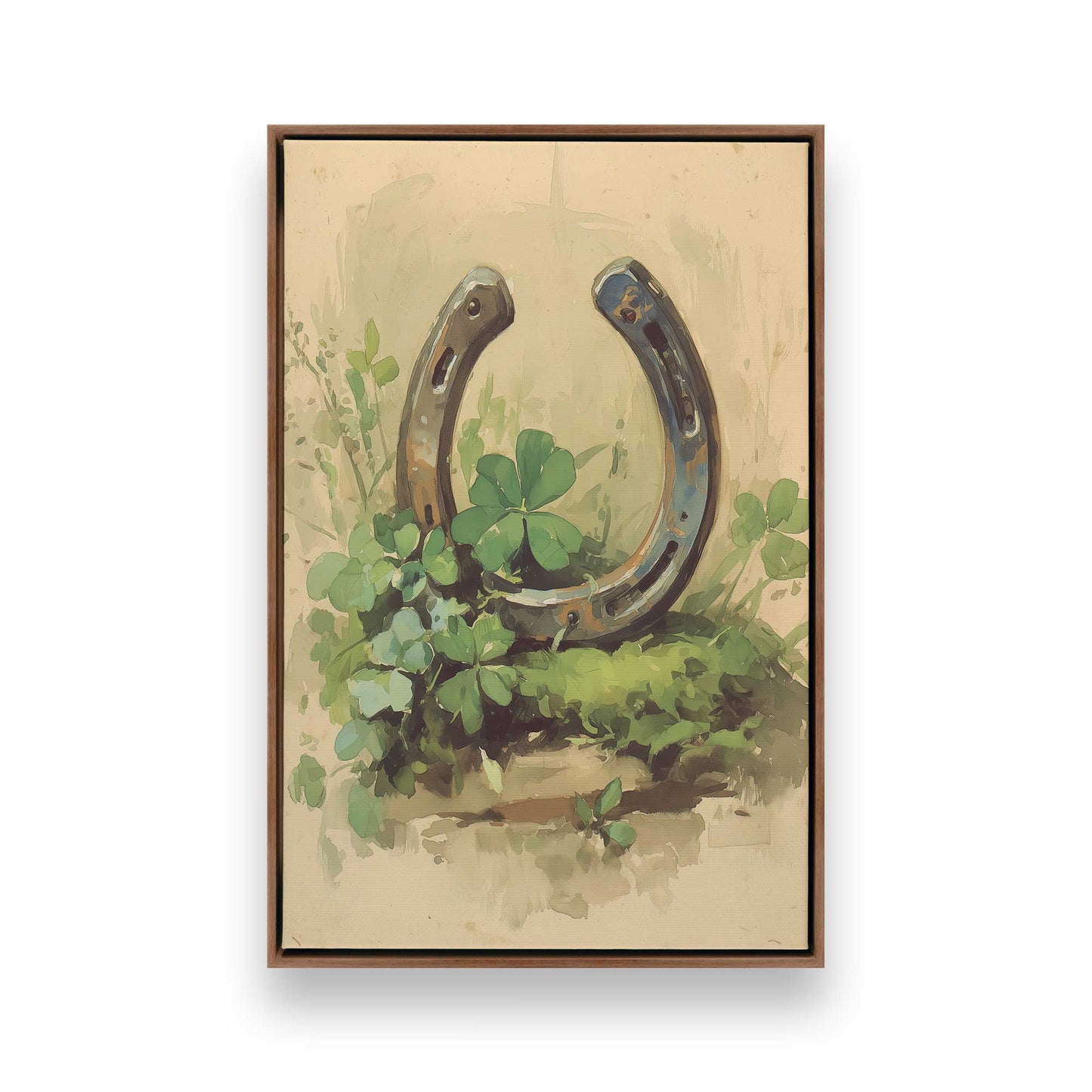 [Color:Walnut], Picture of art in a Walnut frame