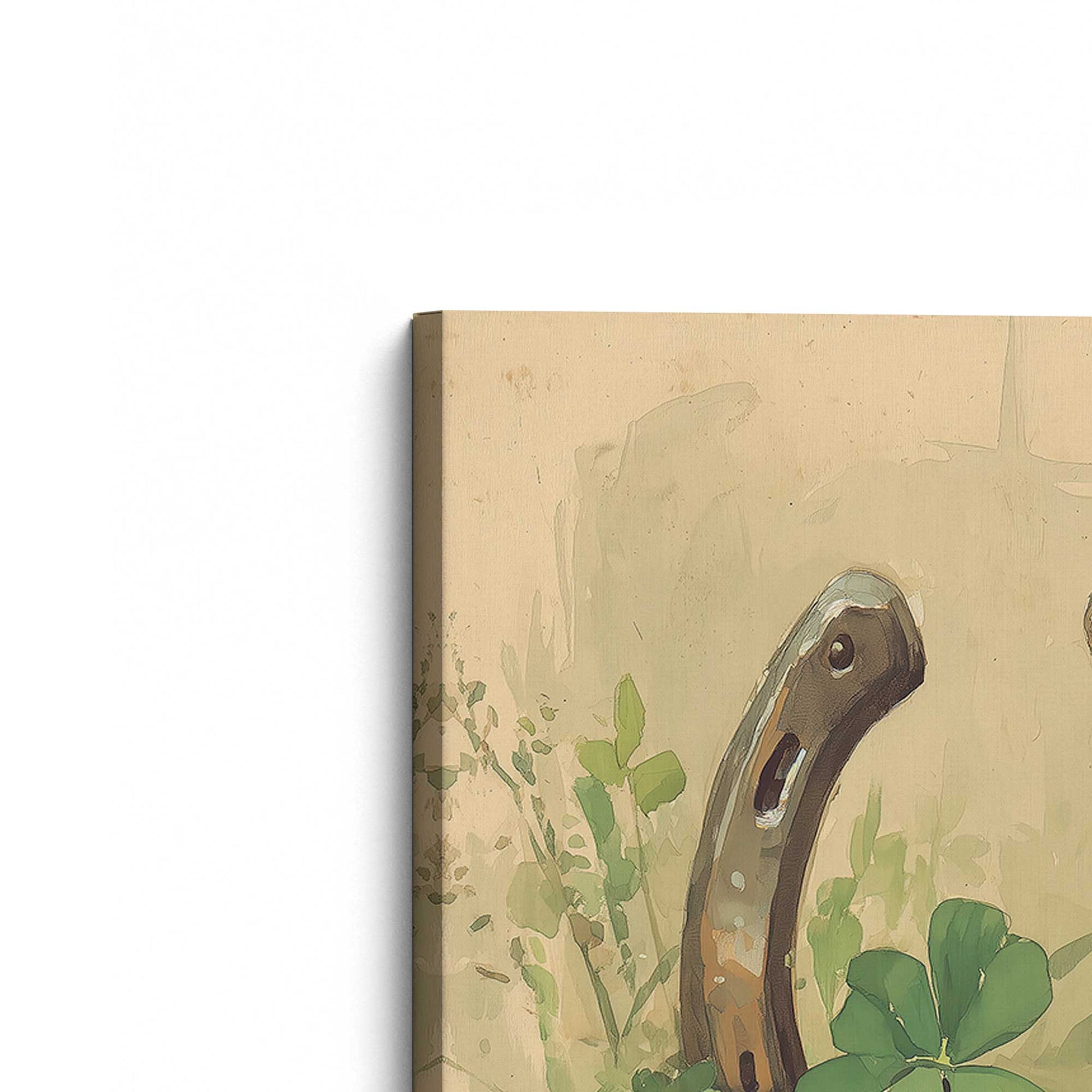 [Color:Stretched Canvas], Picture of the corner of the art