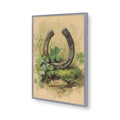 [Color:Polished Chrome], Picture of art in a Polished Chrome frame of the corner