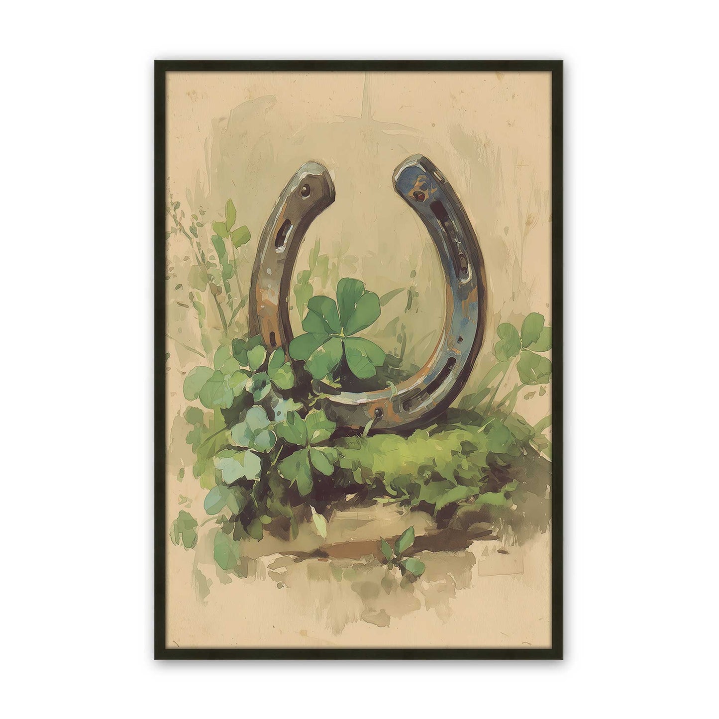 [Color:Satin Black], Picture of art in a Satin Black frame